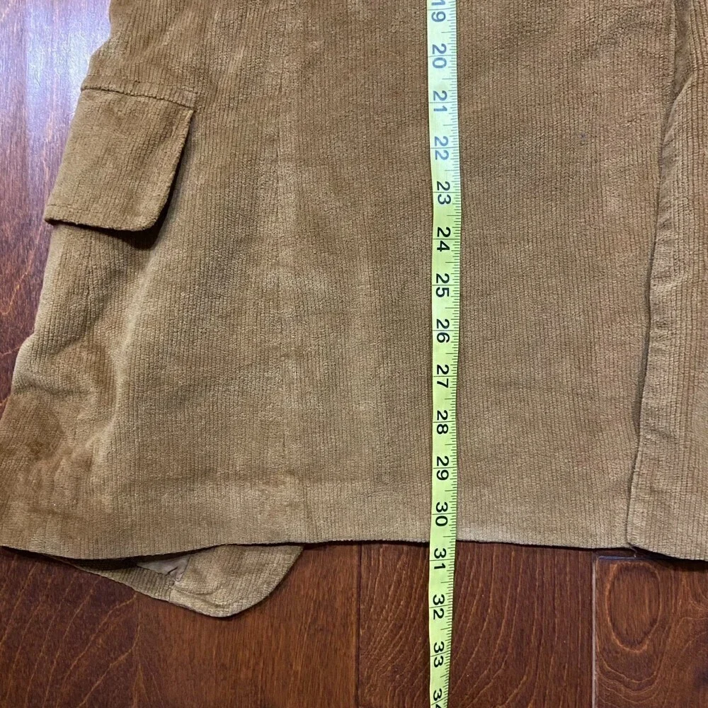 Envoy Japan Vintage Corduroy Brown Khaki Blazer Sport Coat Men's Size 44 L - Picture 6 of 8